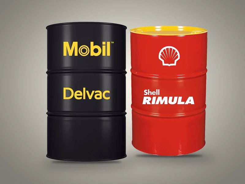 Lubricantes Mobil Delvac y Shell Rimula