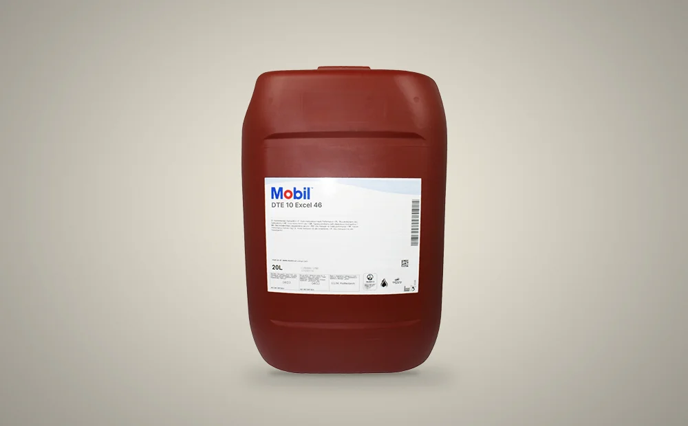 Mobil DTE 10 Excel 46, envase para suministro industrial