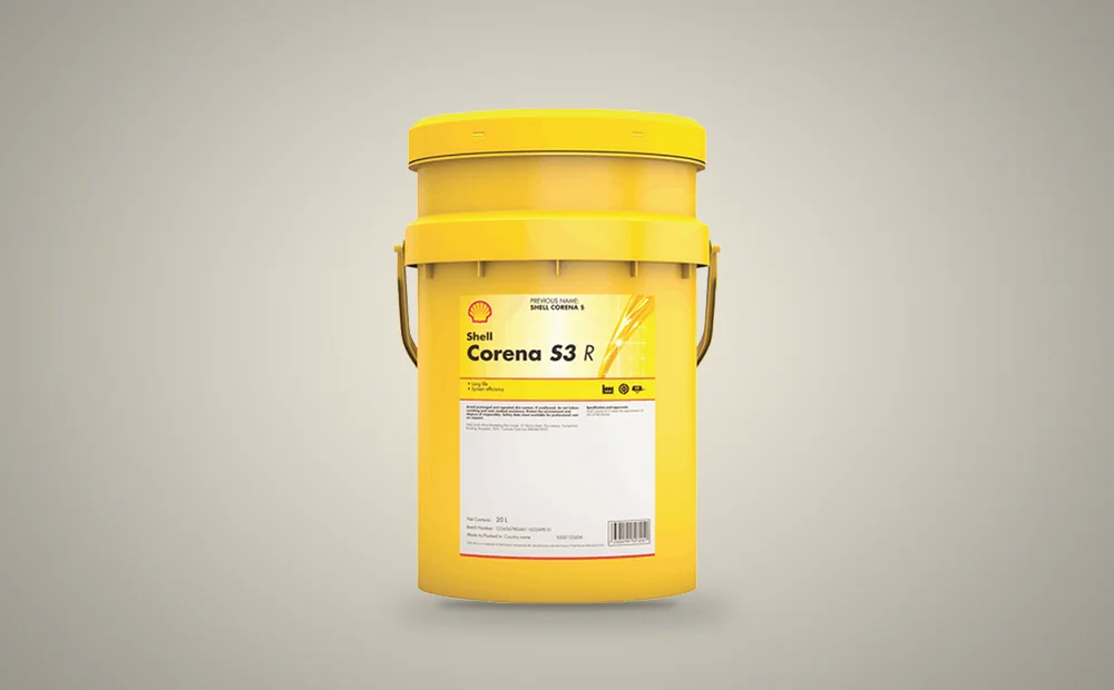 Shell Corena S3 R 46, envase para suministro industrial