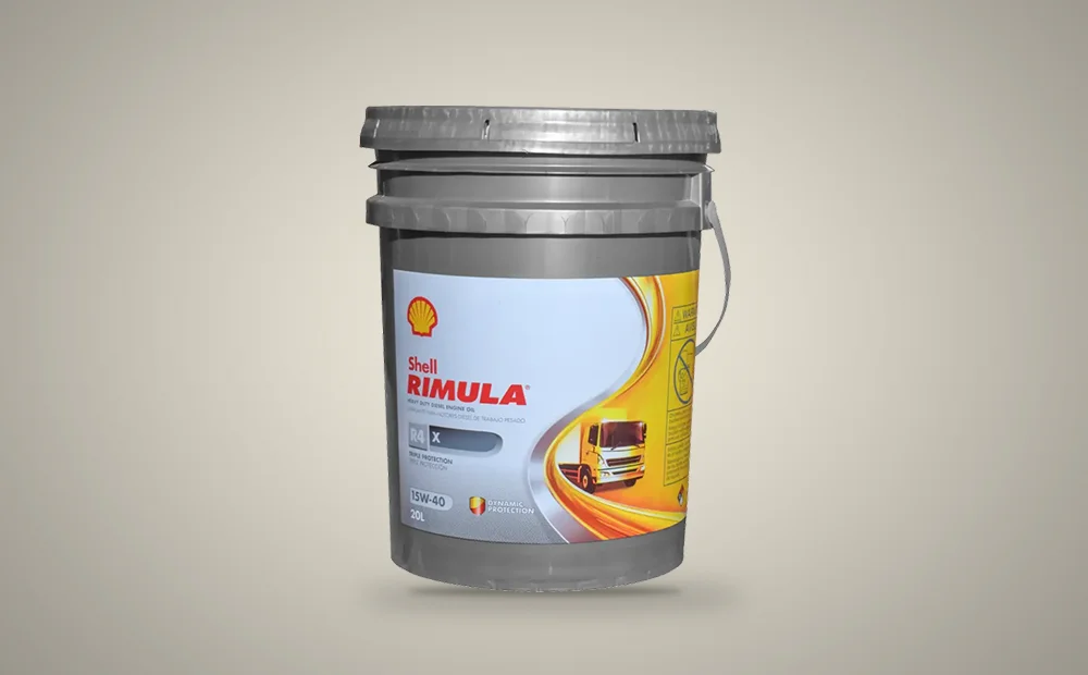 Shell Rimula R4 X 15W-40, envase para suministro industrial